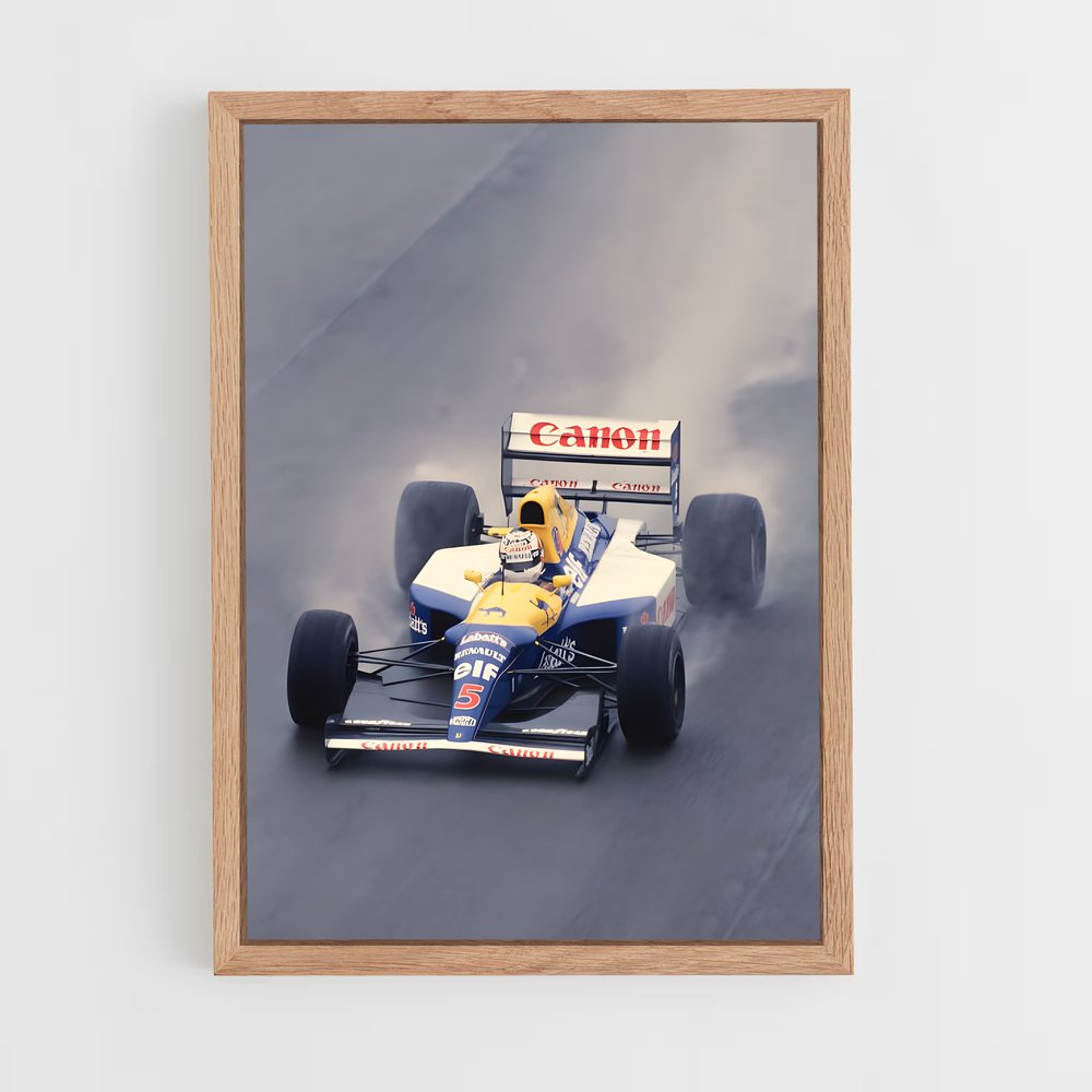 Poster Williams en Ébullition – affiche Voitures de Formule 1 (vue 4)